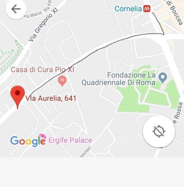 Lovely Little Apartment In Via Aurelia Rom Exteriör bild
